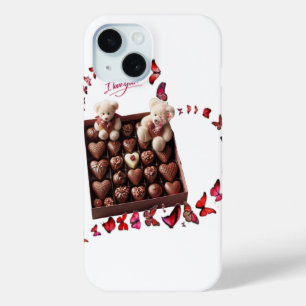 Coque Pour iPhone 15 Cœur d'amour