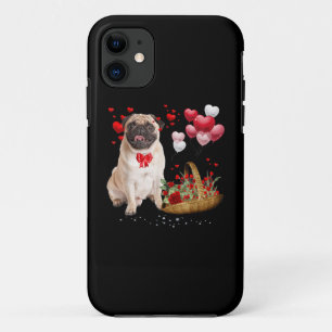 Case-Mate iPhone Case Coeur de ballons de chien mignon Carlin Saint-Vale