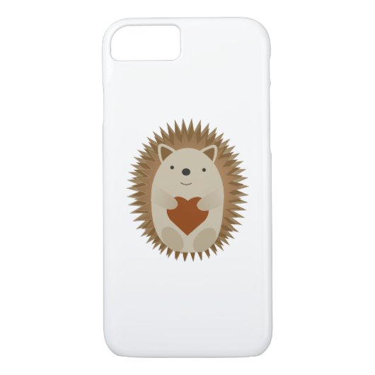 Coques Case-Mate iPhone Coeur de hérisson (Dos)