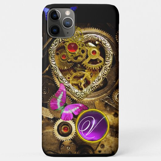 COQUES Case-Mate iPhone COEUR DE PUNK À VAPEUR, OURS, GÈMES, BUTTERFLIM MO (Dos)