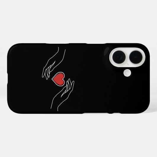 Coques Case-Mate iPhone Coeur de rattrapage (Verso (horizontal))