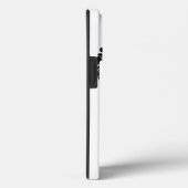 Coques Case-Mate iPhone Coeur de trèfle noir (Verso / Droite)