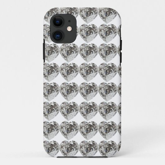 Coques Case-Mate iPhone Coeur diamant (Dos)