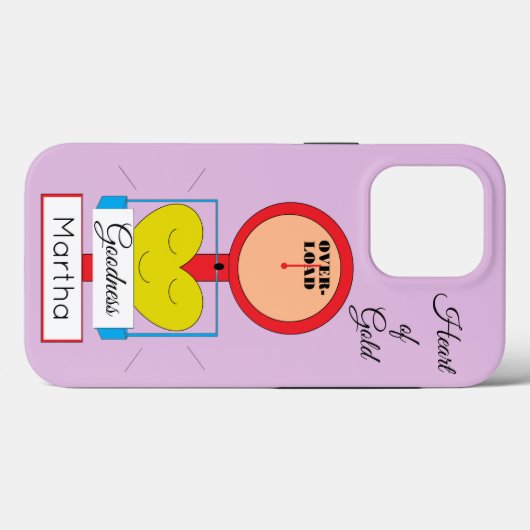 Coques Case-Mate iPhone Coeur d'or (Verso (horizontal))