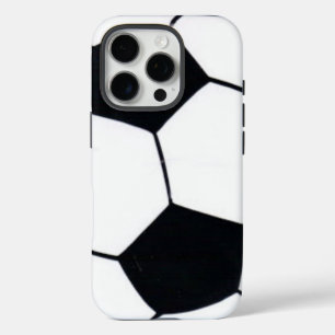 iPhone 16 Pro Case Cœur du jeu   "J'aime le football" Art