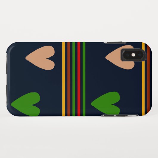 Coques Case-Mate iPhone Coeur élégant (Dos (Horizontal))