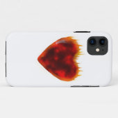 Coques Case-Mate iPhone Coeur flamboyant (Dos (Horizontal))