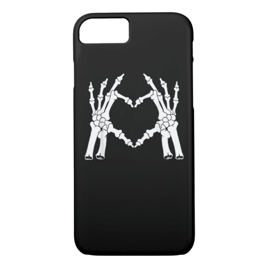 Coques Case-Mate iPhone Coeur - Halloween Squelette main (Dos)