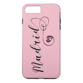 Coques Case-Mate iPhone Coeur Madrid Cellulaire Boîtier, Espagne (Dos)