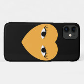 Coques Case-Mate iPhone Coeur mignon avec yeux (Dos (Horizontal))