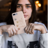 Coques Case-Mate iPhone Coeur mignon Bonjour Boho