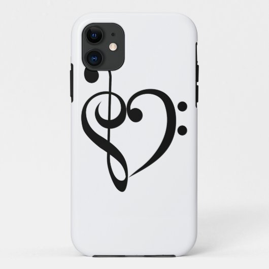 Coques Case-Mate iPhone Coeur musical (Dos)