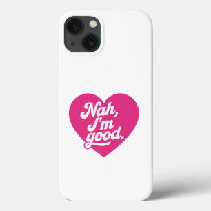 Case-Mate iPhone Case Cœur Nah ça va Anti Saint-Valentin Single Aware