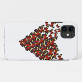 Coques Case-Mate iPhone Coeur papillon (Dos (Horizontal))