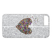 Coques Case-Mate iPhone Coeur papillon (Dos (Horizontal))