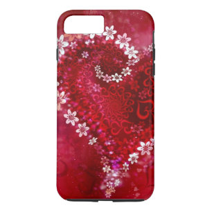 Coque iPhone 7 Plus Coeur rouge