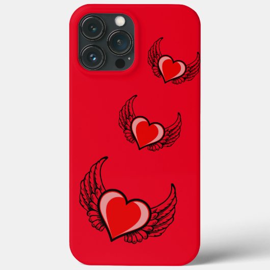 Coques Case-Mate iPhone Cœur rouge (Verso)
