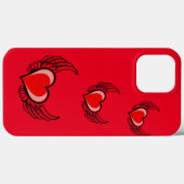Coques Case-Mate iPhone Cœur rouge (Verso (horizontal))