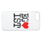 Coques Case-Mate iPhone Coeur rouge égoiste (Dos (Horizontal))