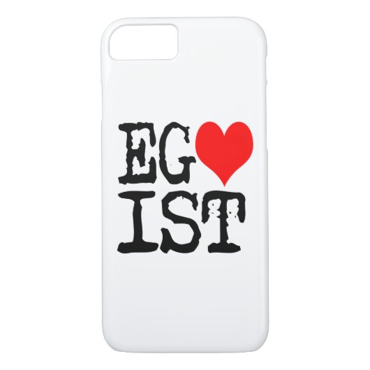 Coques Case-Mate iPhone Coeur rouge égoiste (Dos)