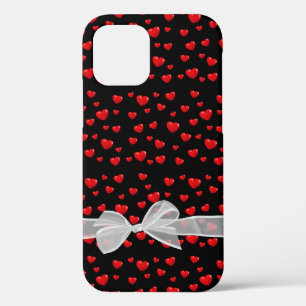 Case-Mate iPhone Case coeur rouge et arc sur noir