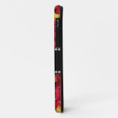 Coques Case-Mate iPhone Coeur rouge monogramme (Dos/Gauche)