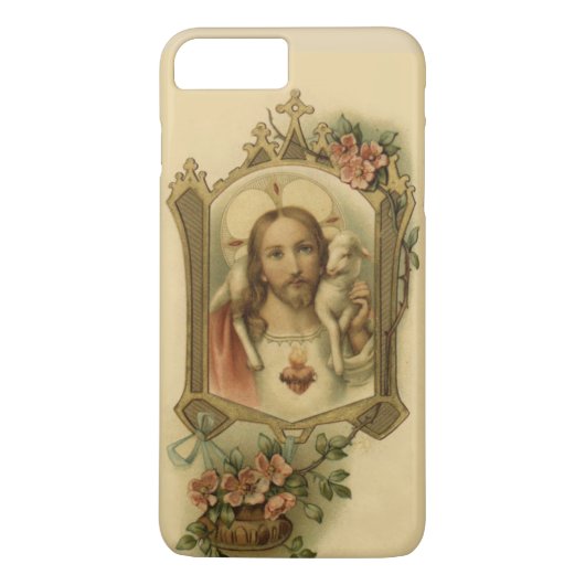 Coques Case-Mate iPhone Coeur sacré de catholique traditionnel de Jésus (Dos)