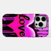 Coques Case-Mate iPhone Coeur saignant (Verso (horizontal))
