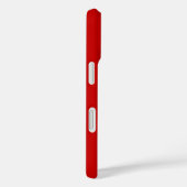 Coques Case-Mate iPhone Cœur Simple Rouge Amour Moderne Minimaliste Chic C (Verso / Droite)