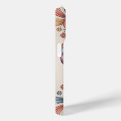 Coques Case-Mate iPhone Coeur tissé - Rubans d'art populaire (Verso / Droite)