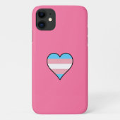 Coques Case-Mate iPhone Coeur Trans Pride (Dos)