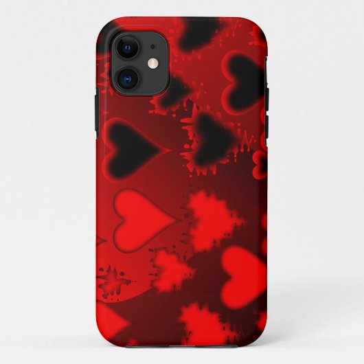 Coques Case-Mate iPhone Coeurs (Dos)