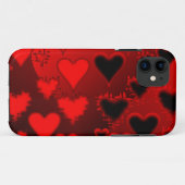 Coques Case-Mate iPhone Coeurs (Dos (Horizontal))