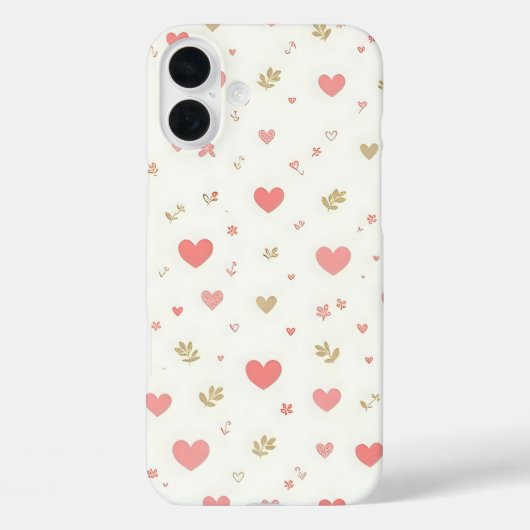 Coques Case-Mate iPhone cœurs (Verso)