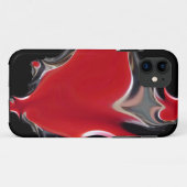 Coques Case-Mate iPhone Coeurs Abstraits en feu (Dos (Horizontal))
