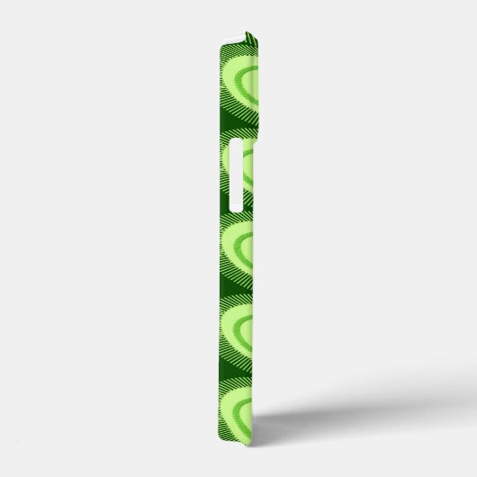 Coques Case-Mate iPhone Coeurs Abstraits modernes - Vert citron vert (Verso / Droite)