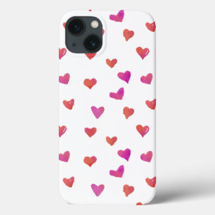Case-Mate iPhone Case Coeurs aquarelle