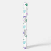 Coques Case-Mate iPhone Coeurs Aquarelle Motif Vert Bleu Rose violet (Verso / Droite)