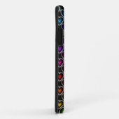 Coques Case-Mate iPhone Coeurs arc-en-ciel (Dos/Droite)