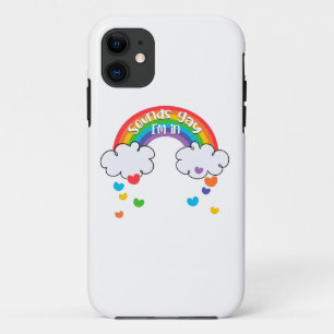 Case-Mate iPhone Case Coeurs Arc-en-ciel colorés Sons Gay Je suis dans