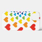 Coques Case-Mate iPhone Cœurs autour de cœurs (Verso (horizontal))