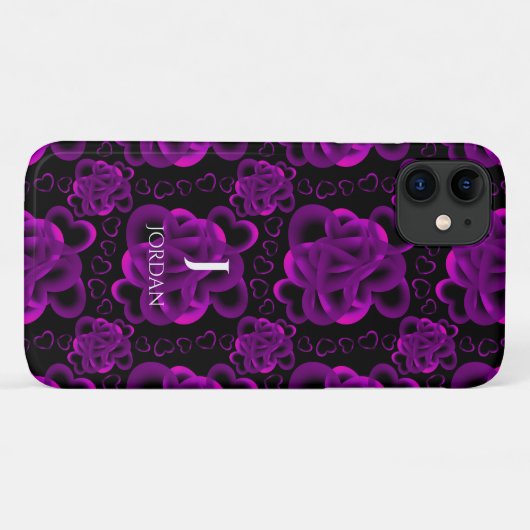 Coques Case-Mate iPhone Coeurs beaucoup Motif (Dos (Horizontal))