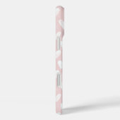 Coques Case-Mate iPhone Coeurs blancs roses (Verso / Droite)