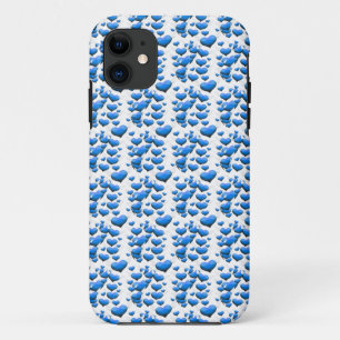 Case-Mate iPhone Case Coeurs bleus avec ailes