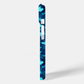 Coques Case-Mate iPhone Coeurs bleus vifs (Verso / Gauche)