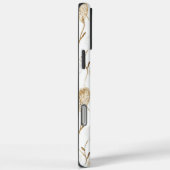 Coques Case-Mate iPhone Coeurs Boho de crème Brown (Verso / Droite)