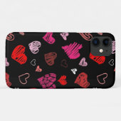 Coques Case-Mate iPhone COEURS colorées (Dos (Horizontal))