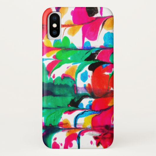 Coques Case-Mate iPhone Coeurs colorés (Dos)
