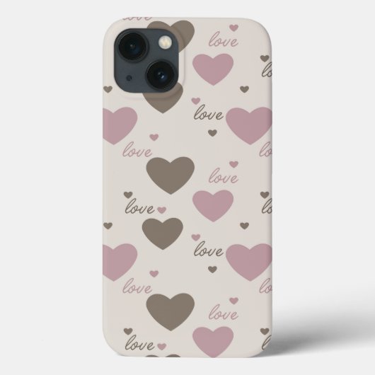 Coques Case-Mate iPhone Coeurs d'amour (Verso)