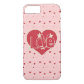 Coques Case-Mate iPhone Coeurs d'amour et étoiles (Dos)